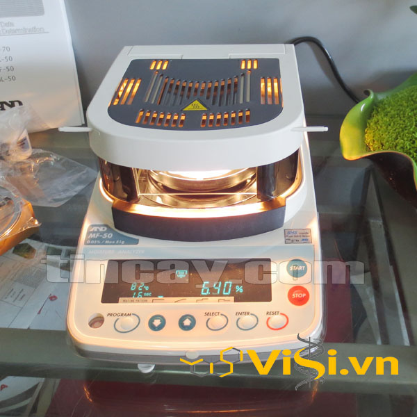 Cân sấy ẩm – Thiết bị phân tích độ ẩm AND Model MF50 5 Can say am phan tich do am AND Model MF50 1