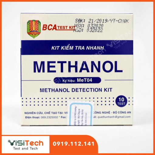 Visitech chuyên cung cấp sỉ và lẻ test metanol MeT04 BCA giao hàng toàn quốc