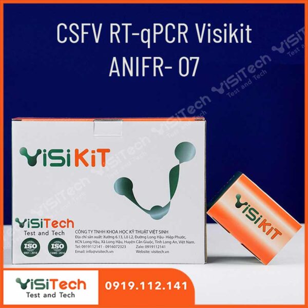 Kit qPCR phát hiện virus gây bệnh dịch tả heo cổ điện CSFV Visikit ANIMR- 07