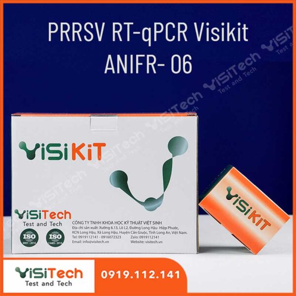 Kit realtime PCR chẩn đoán virus PRRSV gây hội chứng rối loạn sinh sản và hô hấp trên heo Visikit ANIFR-06