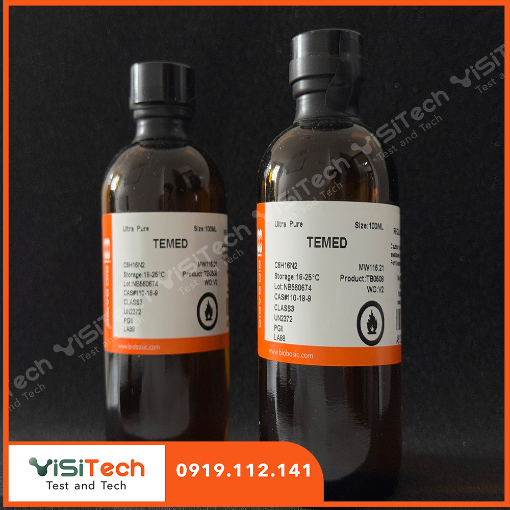 TEMED Biobasic- Canada 8 Hóa chất điện di DNA Temed Biobasic