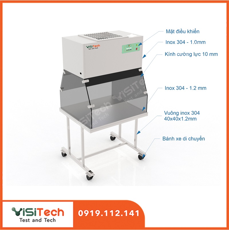 Tủ cấy mô thực vật MM Visitech uy tín, chính hãng 4 Tủ nuôi cấy mô thực vật