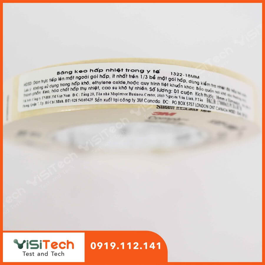 Giấy chỉ thị nhiệt 3M 1322-24mm 2 Giấy chỉ thị nhiệt 3M 1322-24mm - Ảnh 2