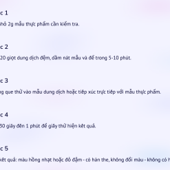 Test Hàn The BK04 BCA Dùng Cho Kiểm Tra Thực Phẩm An Toàn 16 5 Huong Dan Su Dung Test Han The