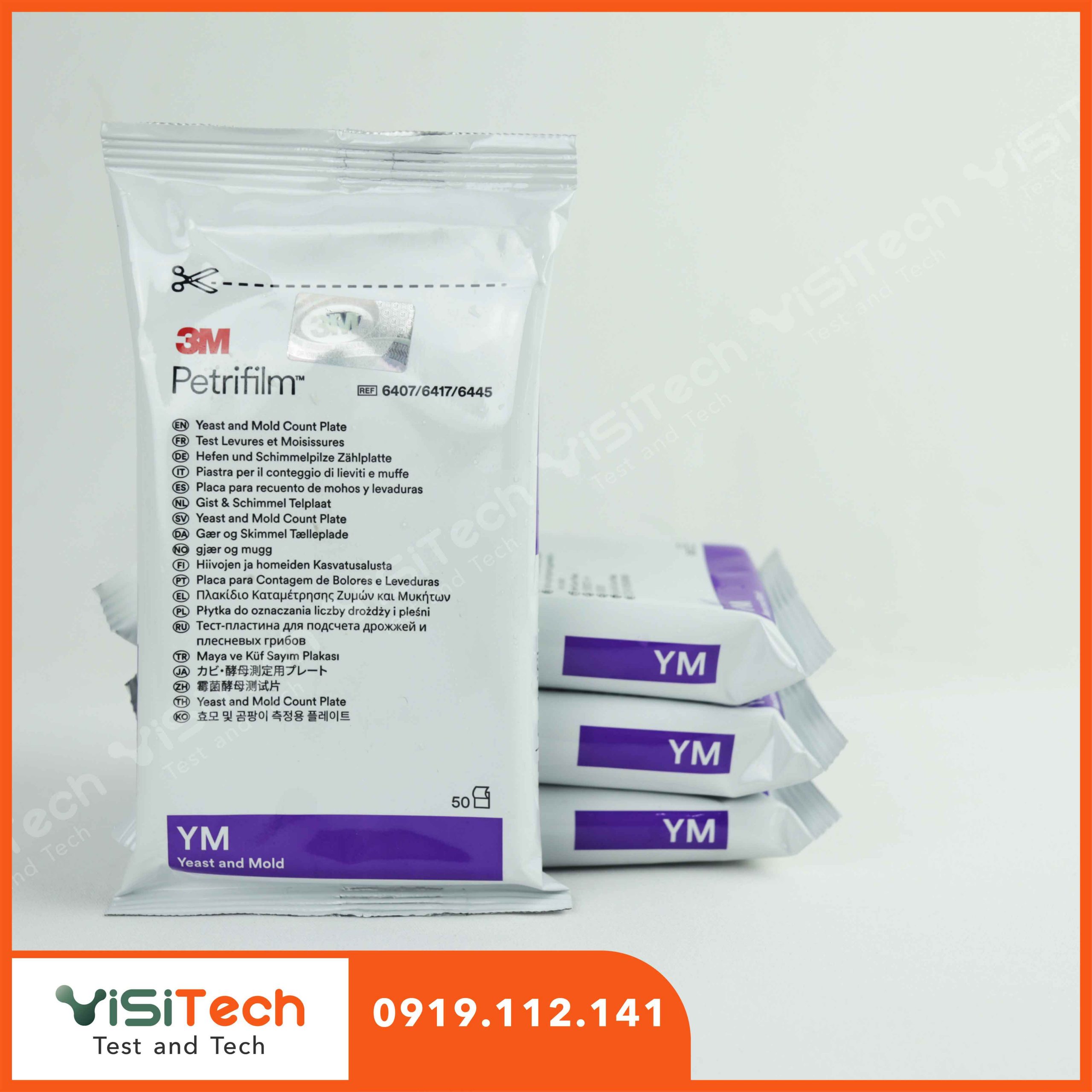 Đĩa Petrifilm kiểm nấm men nấm mốc - Petrifilm YM 6407/ 6417 3M 4 Đĩa Petrifilm kiểm nấm men nấm mốc - Petrifilm YM 6407/ 6417 3M - Ảnh 2
