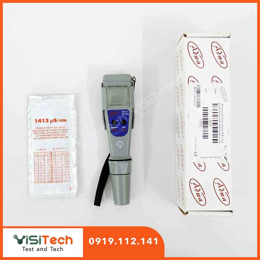 Bút đo EC, TDS, nhiệt độ nước cầm tay AD31 Adwai 5 Bút đo EC, TDS, nhiệt độ nước cầm tay AD31 Adwai