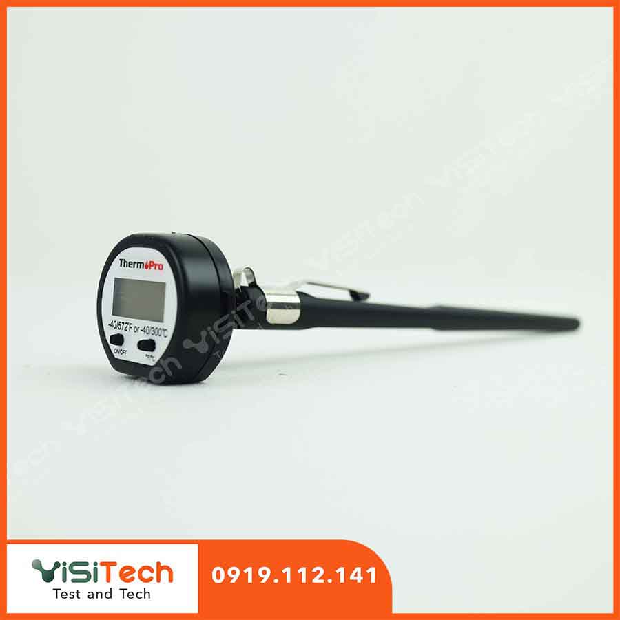 Bút đo nhiệt độ thực phẩm có đồng hồ điện tử hiển thị nằm ngang TP-01 ThermoPro 6 Bút đo nhiệt độ thực phẩm có đồng hồ điện tử hiển thị nằm ngang TP-01 ThermoPro - Ảnh 2
