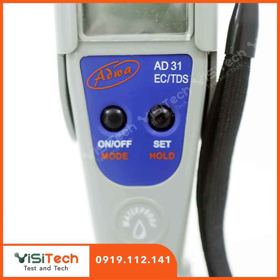 Bút đo EC, TDS, nhiệt độ nước cầm tay AD31 Adwai 8 Bút đo EC, TDS, nhiệt độ nước cầm tay AD31 Adwai - Ảnh 4