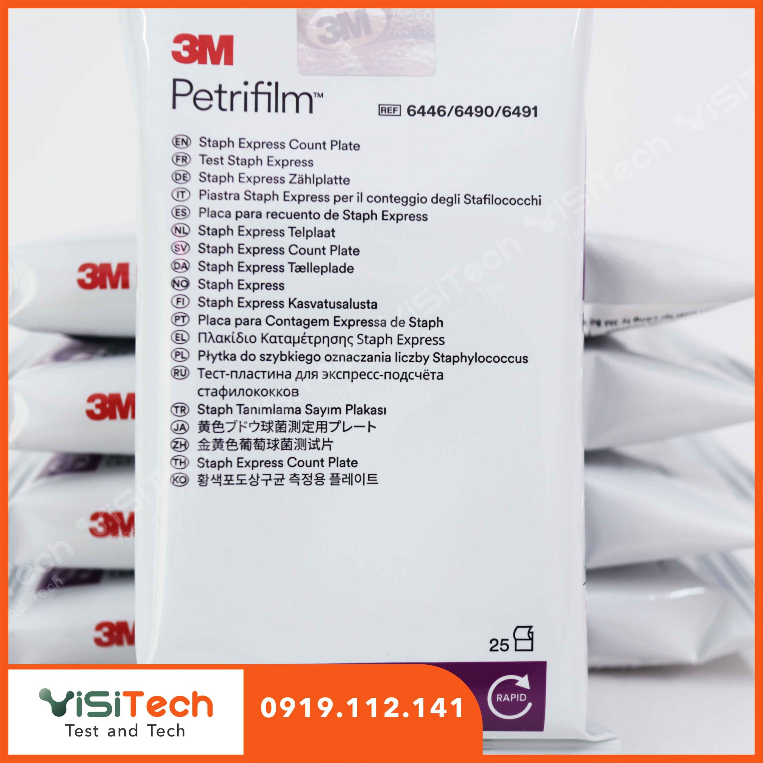 Đĩa Petrifilm kiểm Staphylococcus Aureus - Petrifilm STX 6490/6491 3M 8 Đĩa Petrifilm kiểm Staphylococcus Aureus - Petrifilm STX 6490/6491 3M - Ảnh 5
