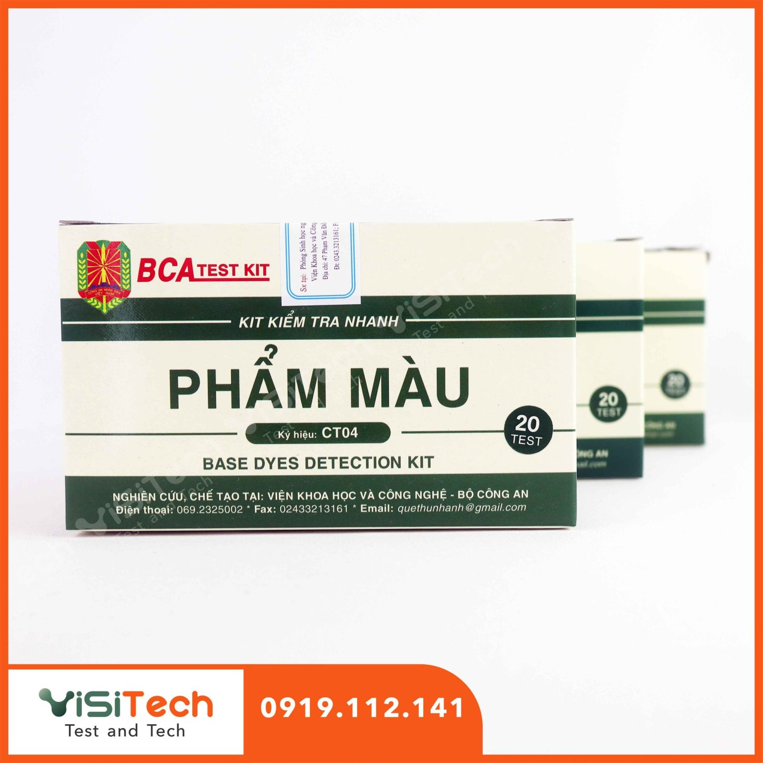 Test nhanh phẩm màu kiềm CT04 BCA