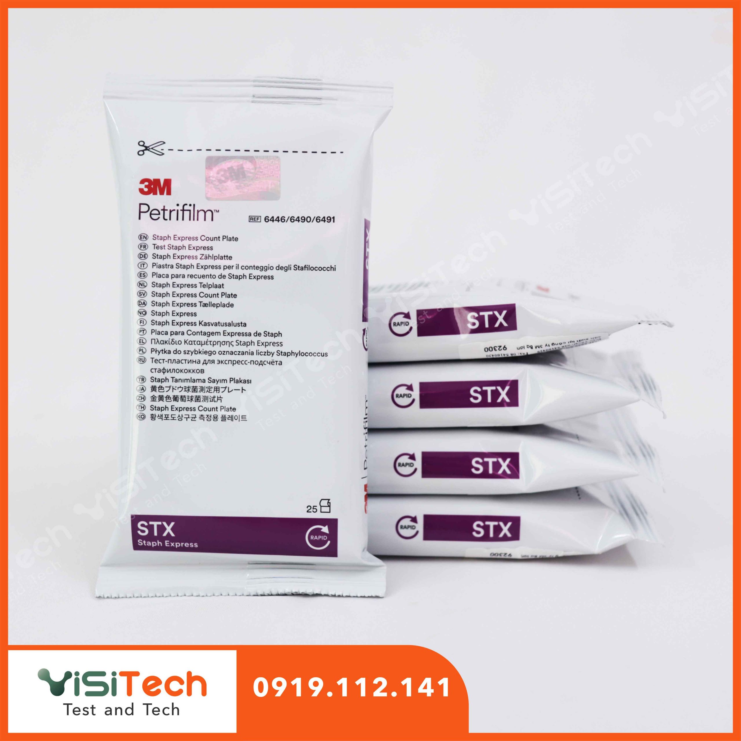 Đĩa Petrifilm kiểm Staphylococcus Aureus - Petrifilm STX 6490/6491 3M 7 Đĩa Petrifilm kiểm Staphylococcus Aureus - Petrifilm STX 6490/6491 3M - Ảnh 4