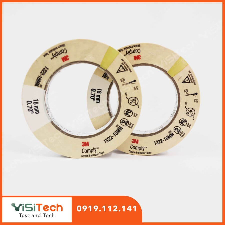 Giấy chỉ thị nhiệt 3M 1322-24mm 3 Giấy chỉ thị nhiệt 3M 1322-24mm - Ảnh 3