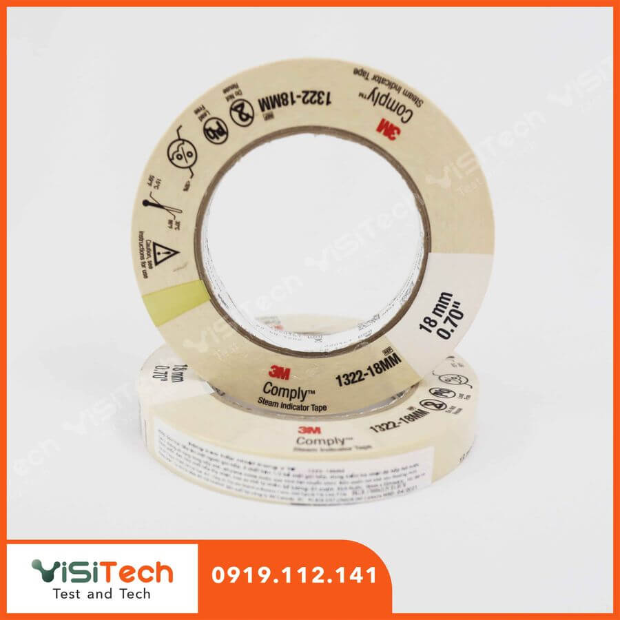 Giấy chỉ thị nhiệt 3M 1322-24mm 1 Giấy chỉ thị nhiệt 3M 1322-24mm