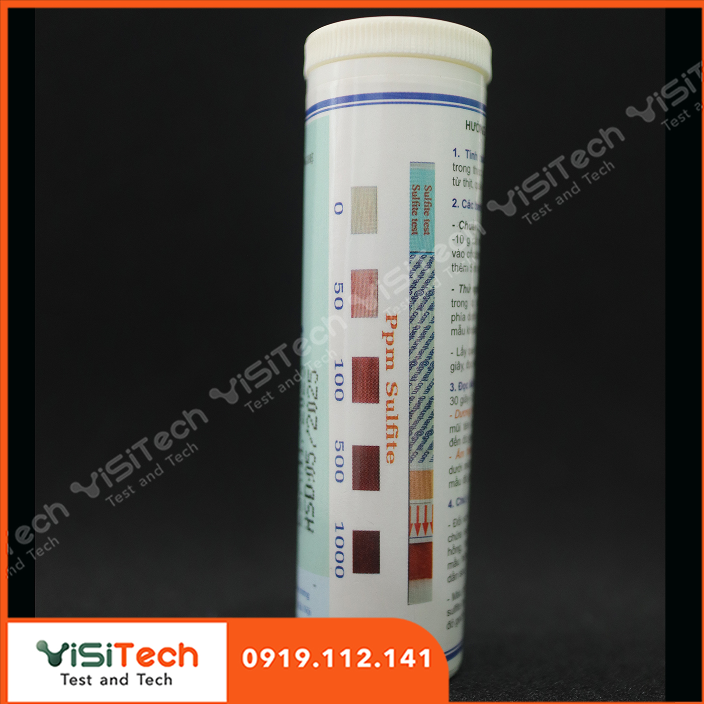 Test kiểm tra nhanh Sulfite thịt cá 6 Test kiểm tra nhanh Sulfite thịt cá - Ảnh 3