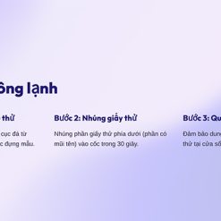 Test kit kiểm tra nhanh Ure Bộ Công An BCA 12 test ure mau dong lanh