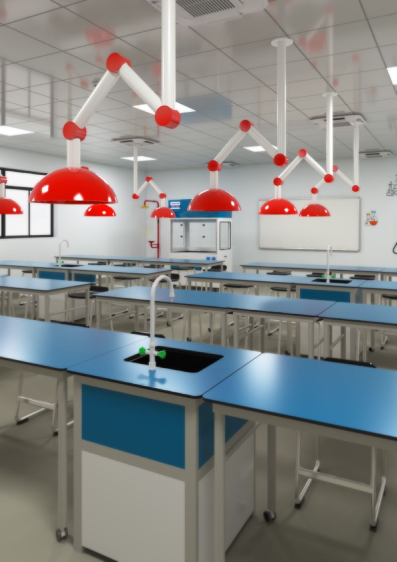 Chụp hút di động phòng thí nghiệm khác loại cố định thế nào? 6 Chụp hút di động phòng thí nghiệm