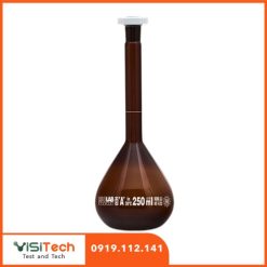 Bình Định Mức Nâu IsolabClass A 5 đến 250 Ml Nút Nhựa