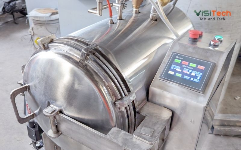 Nồi hấp tiệt trùng thực phẩm công nghệ 50L - 2000L 11 Nồi hấp tiệt trùng thực phẩm công suất lớn cho nhà máy chế biến