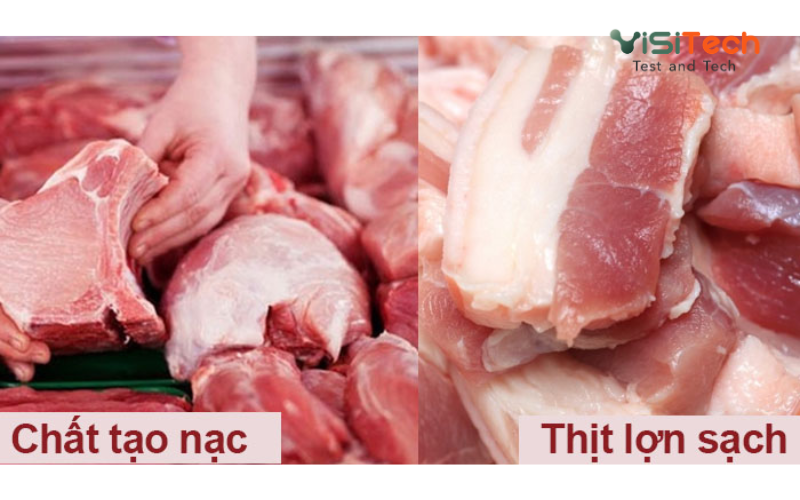 Cách nhận biết thịt lợn có chất tạo nạc chuẩn chuyên gia 8 Cách nhận biết thịt lợn có chất tạo nạc bằng mắt thường