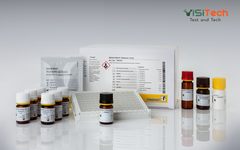 Hàm lượng Aflatoxin cho phép trong thực phẩm & Cách test nhanh 12 Kit test nhanh độc tố vi nấm Aflatoxin B1 (AFB1)