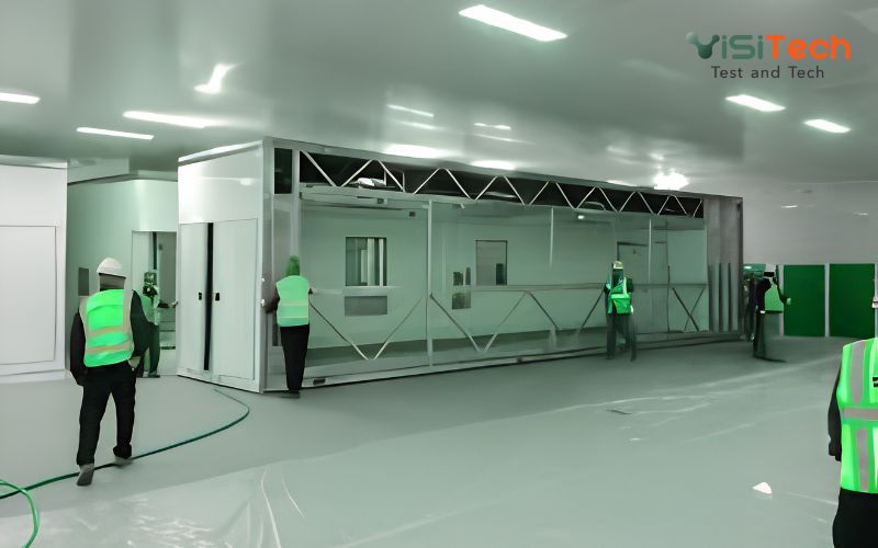 Thiết kế phòng sạch mỹ phẩm trọn gói đạt chuẩn GMP 19 Tiến hành thi công phòng sạch mỹ phẩm và lắp đặt